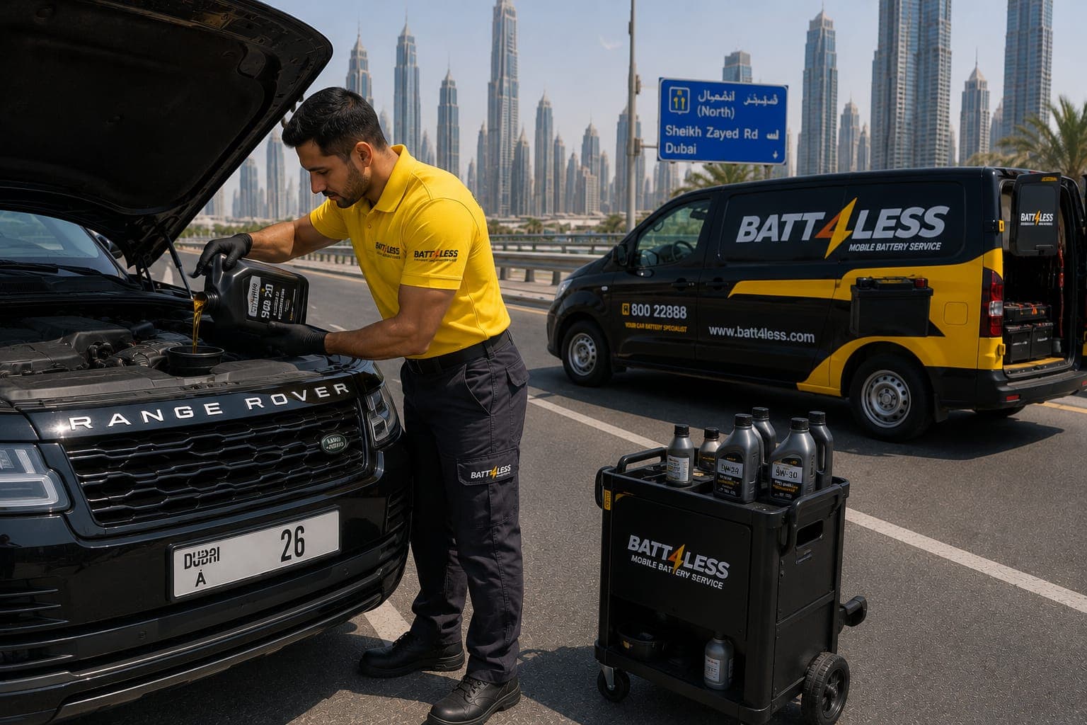 Mobile Oil Change Service